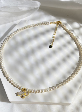 XKDDCT天然淡水珍珠女式项链小众