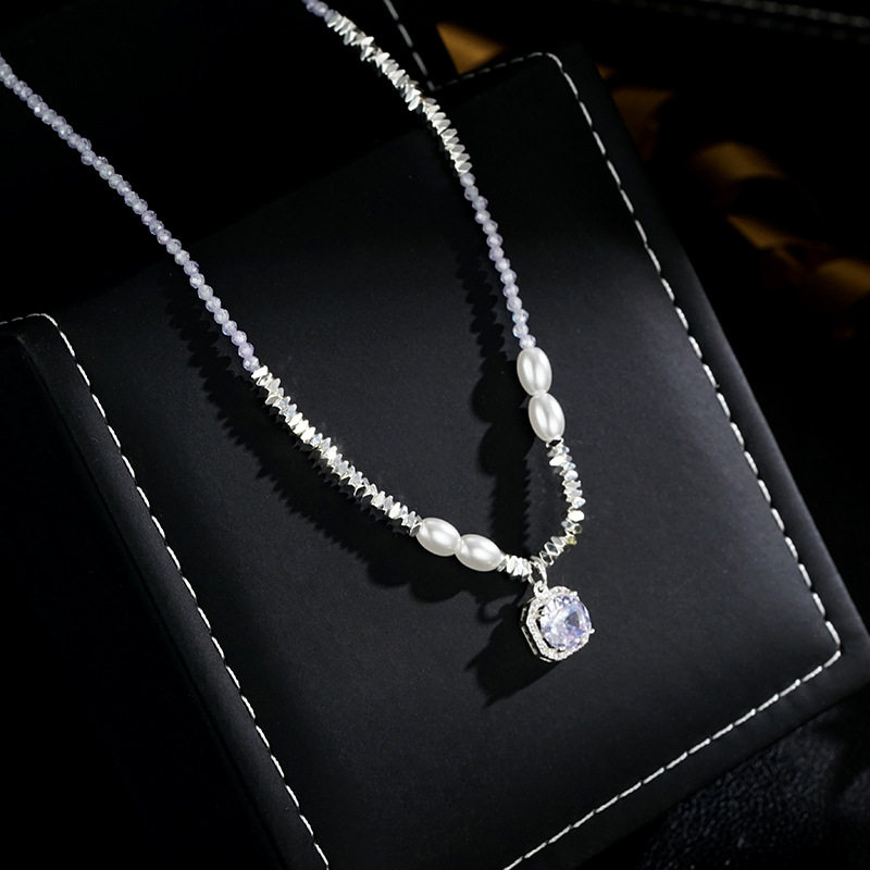 XKDDCT网络爆款轻奢气质淡紫色小