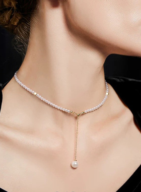 XKDDCT仿系列小众设计珍珠项链女