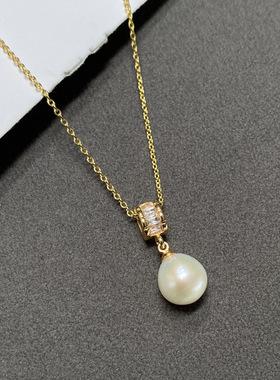 XKDDCT新款简约天然淡水珍珠吊坠