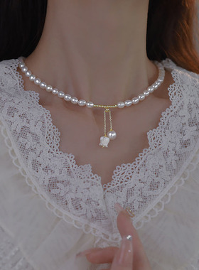 XKDDCT天然淡水珍珠项链高级感小