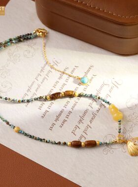 XKDDCT新中式叠戴串珠项链女配饰