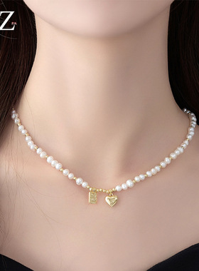 XKDDCT新款巴洛克天然淡水珍珠项