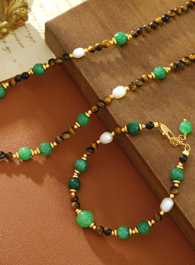 XKDDCT国潮新中式小众复古祖母绿