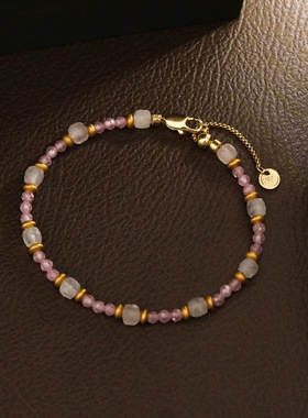 XKDDCT波西米亚风彩色天然石拼接