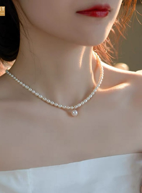 XKDDCT淡水珍珠项链小众百搭高级