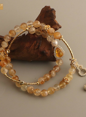 XKDDCT新款塔晶双圈葫芦吊坠绿