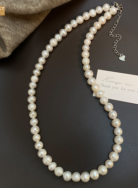 XKDDCT新款6mm强光珍珠项链女经
