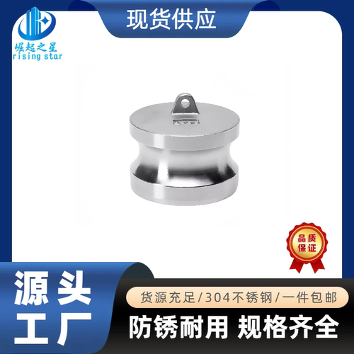 304不锈钢快速接头DP型密封公头盖子堵头内塞快插油罐车4分1寸2寸