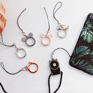 可爱米奇手机壳挂绳