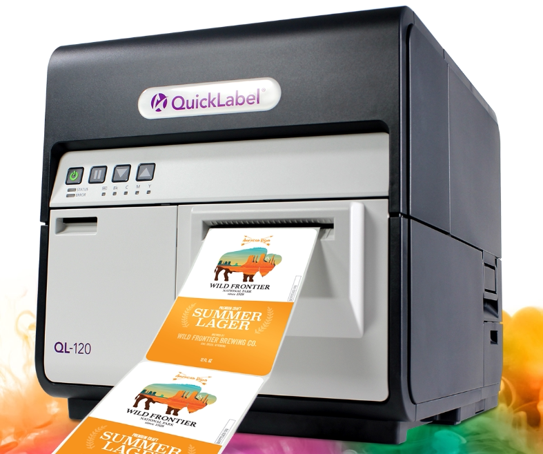 彩色打印机quicklabel ql-120 高清便捷照片标签桌面打印机