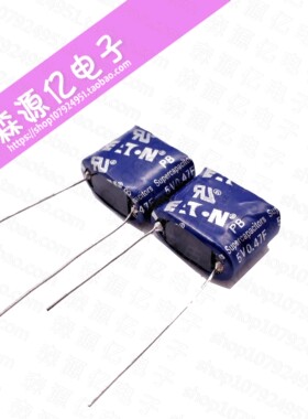 美国库柏POWERSTOR PB-5R0V474-R 超级电容 5V0.47F 法拉电容器