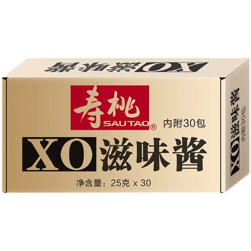 寿桃牌XO滋味酱香辣酱牛肉酱麻辣酱小包袋装拌面拌饭酱一盒