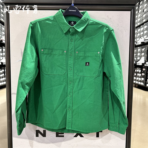 匡威男子翻领衬衣式外套