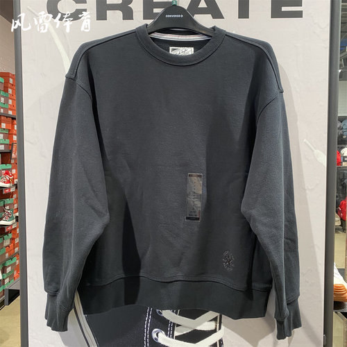 10025916金标刺绣圆领加厚卫衣