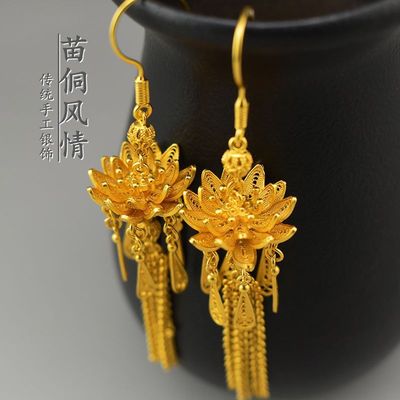 中式古风汉服宫廷风耳坠