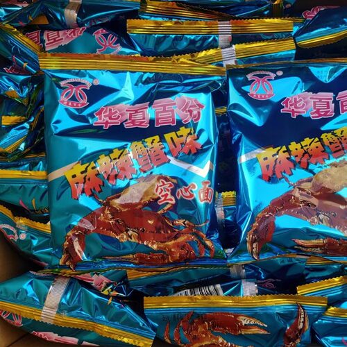 华夏百分干吃面河南商丘零食怀旧