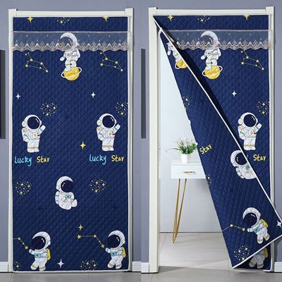 棉门帘冬季防寒保暖双面布艺