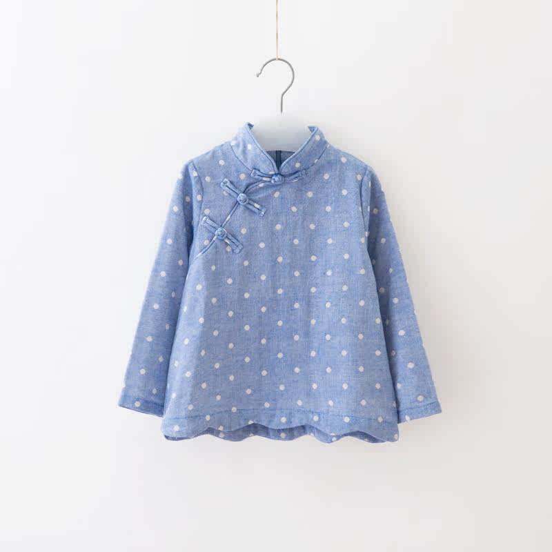 Chemise fille à manche longue - Ref 2085338 Image 1
