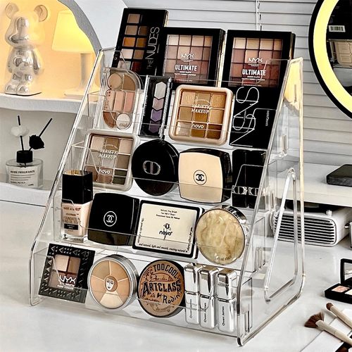 高级感亚克力阶梯化妆品收纳架