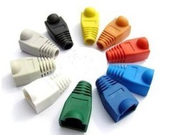 »·±£Ë®¾§Í·±£»¤Ì×RJ45»¤Ì×·À³¾Ì×¶àÖÖÑÕÉ«¿ÉÑ¡»¤Ì×´ü×°1000¸ö