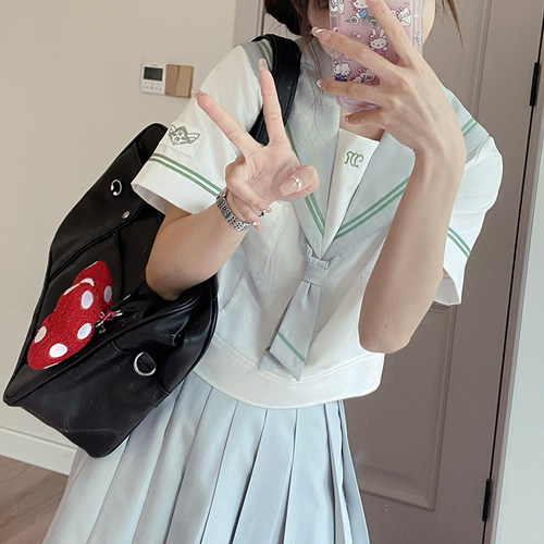 月野家原创自制JK水手服夏服