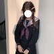 水手服冬服女 藤津高 月野HOUSE 原创JK特殊灰紫色覆盖领长袖