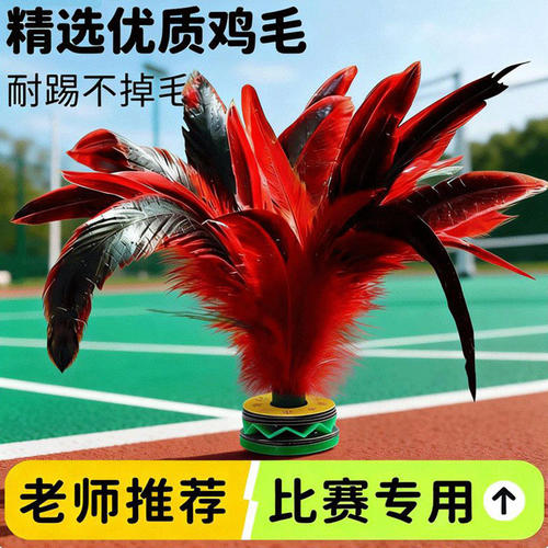 毽子成人儿童小学生比赛专用耐踢键子踢毽子鸡毛键子毽球大花毽子