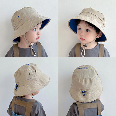 儿童防晒遮阳帽夏季薄款渔夫帽