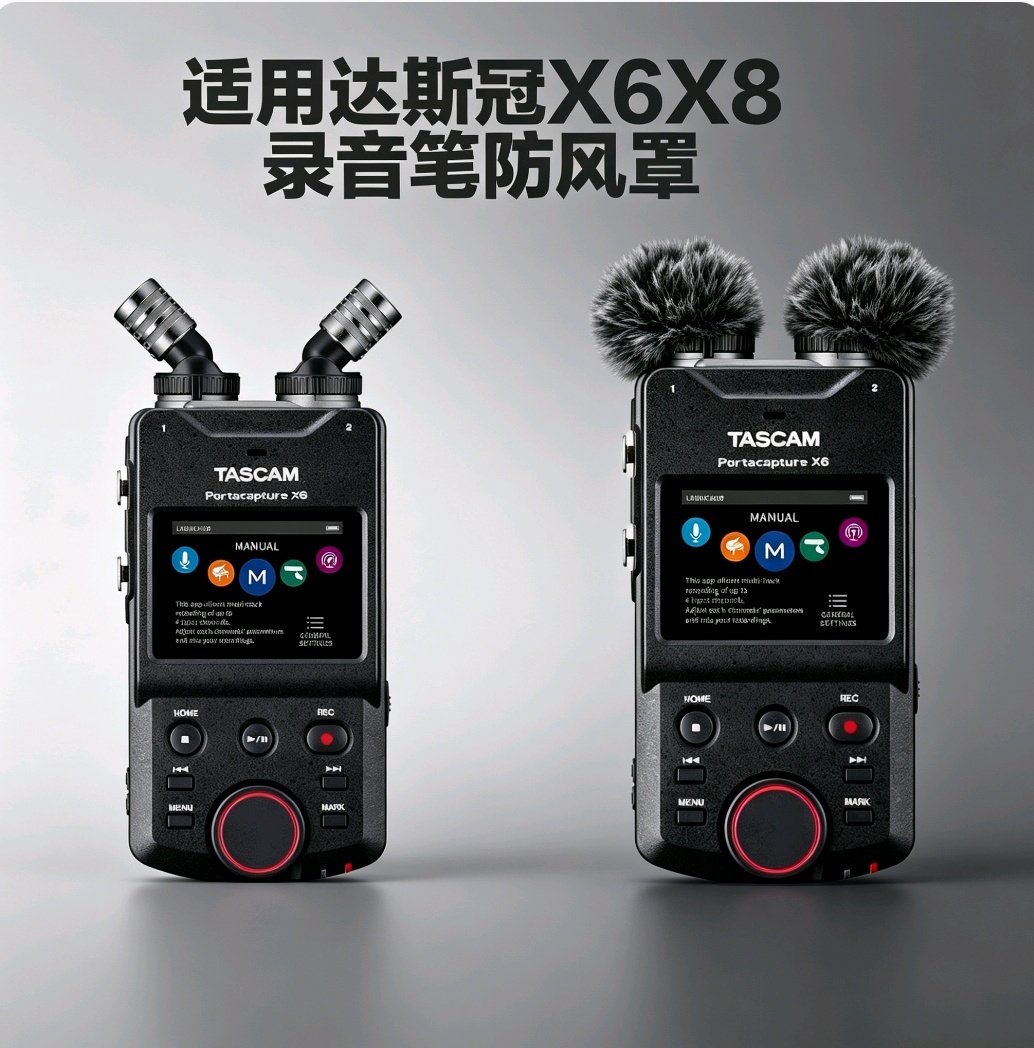 适合TASCAM X6  X8咪罩