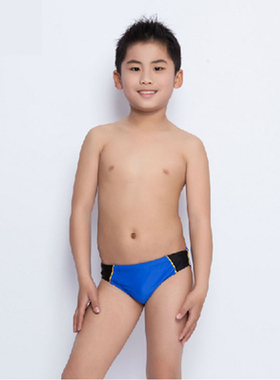 正品FEW飘 泳裤抗氯面料 儿童训练三角泳裤M2125 三彩色