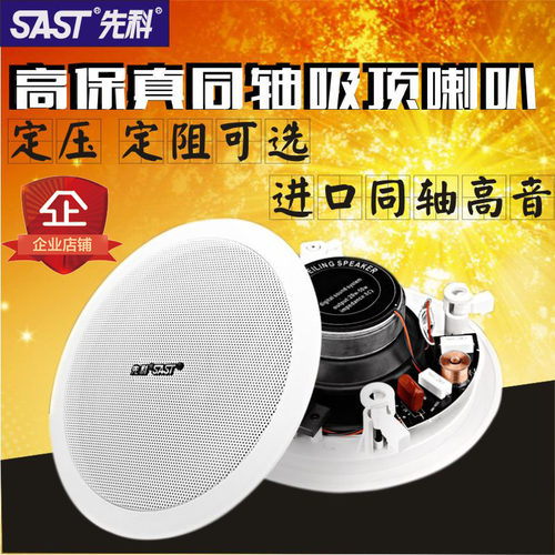 先科同轴吸顶喇叭环绕公共广播
