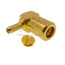 接50 1.5 RG316线 镀金全铜50欧 弯头 SMB SMB母头