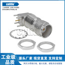 固定 PCB卧式 50欧姆母头 弯母头插座 全铜工业级TNC弯头母座