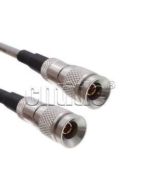 2M跳线连接线 转接线 CC4公头转CC4公头 采用 75-2白色射频同轴线