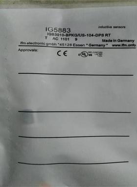 全新接近开关 IG6126 IG5647 IG5539 IG5667 IG5883 IG5893传感器