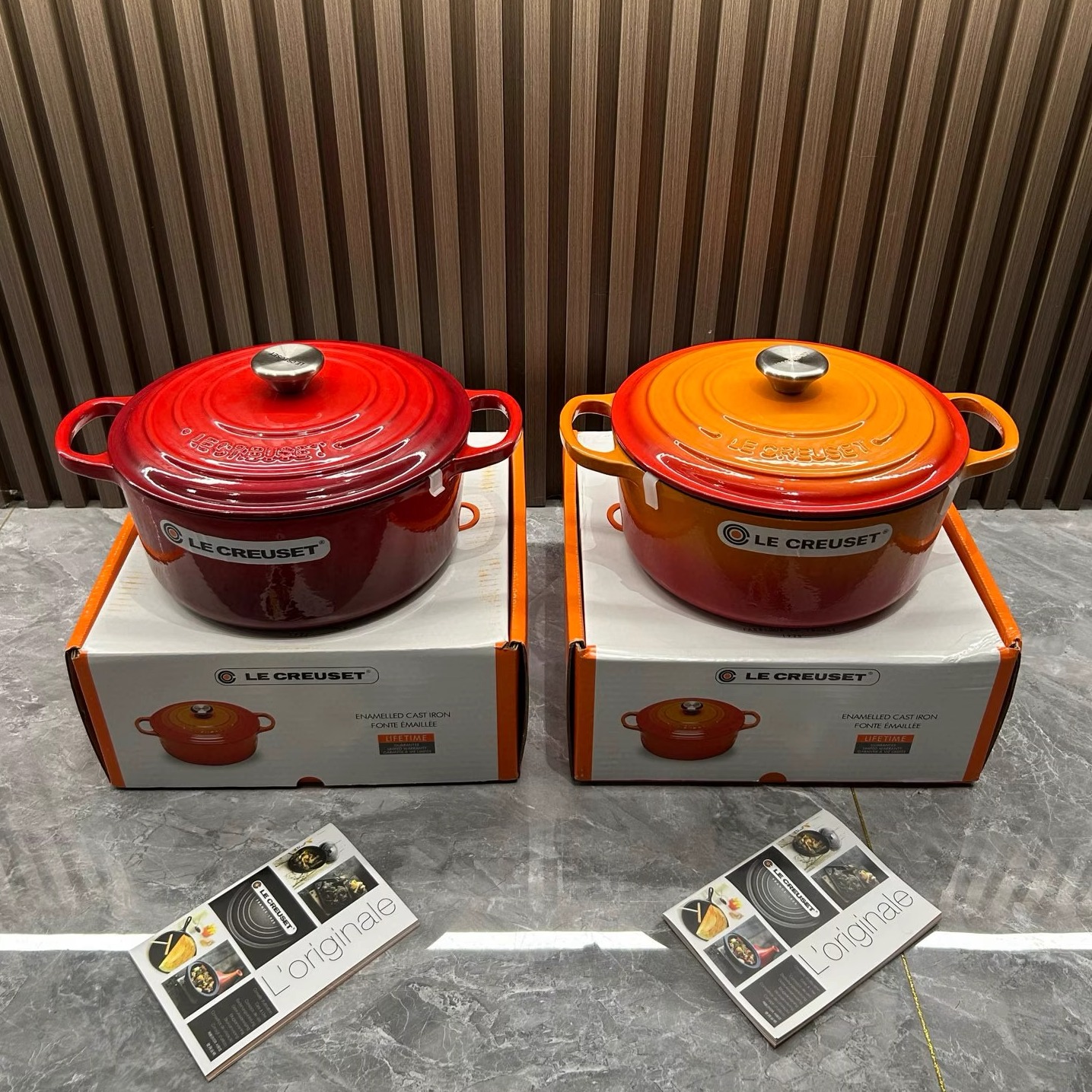 法国进口Lecreuset酷彩微压铸铁