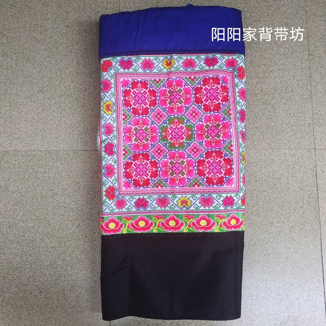 云南老式手工背带十字绣背带四川新生儿宝宝外出背带薄款四季可用