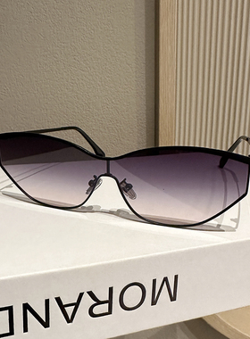 简约美式猫眼大框太阳镜