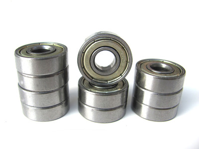 精密碳钢溜冰鞋双排轮直排轮ABEC-7轴承 滑板车摄影轨道轮子608zz