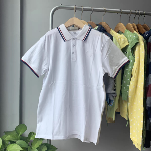 上海松江区初中小学生男女同款珠地棉校服短袖长袖T恤Polo衫上衣