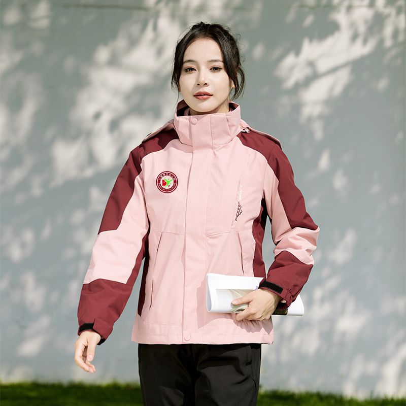 园服幼儿园老师冲锋衣三合一春秋冬季2025新款幼师套装教师工作服