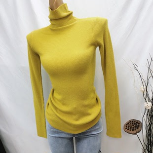 INS简约同款 韩国爆款 颜色美翻高领针织打底衫 被惊艳到 秋冬女装