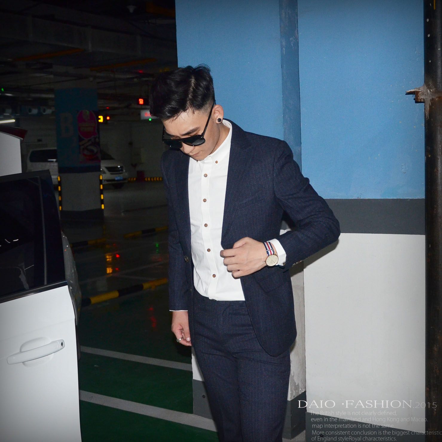 Costume homme JUESION en coton pour automne - Ref 1555083 Image 1