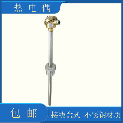 WRER-15 电站用测温热电偶 E型 WRER2-15 WRNR-15 感温探头不锈钢