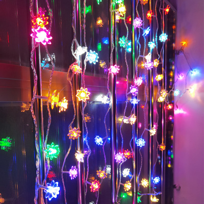 LED星星灯彩灯串灯满天星露营装饰灯帐篷户外氛围灯夜市摆摊灯串