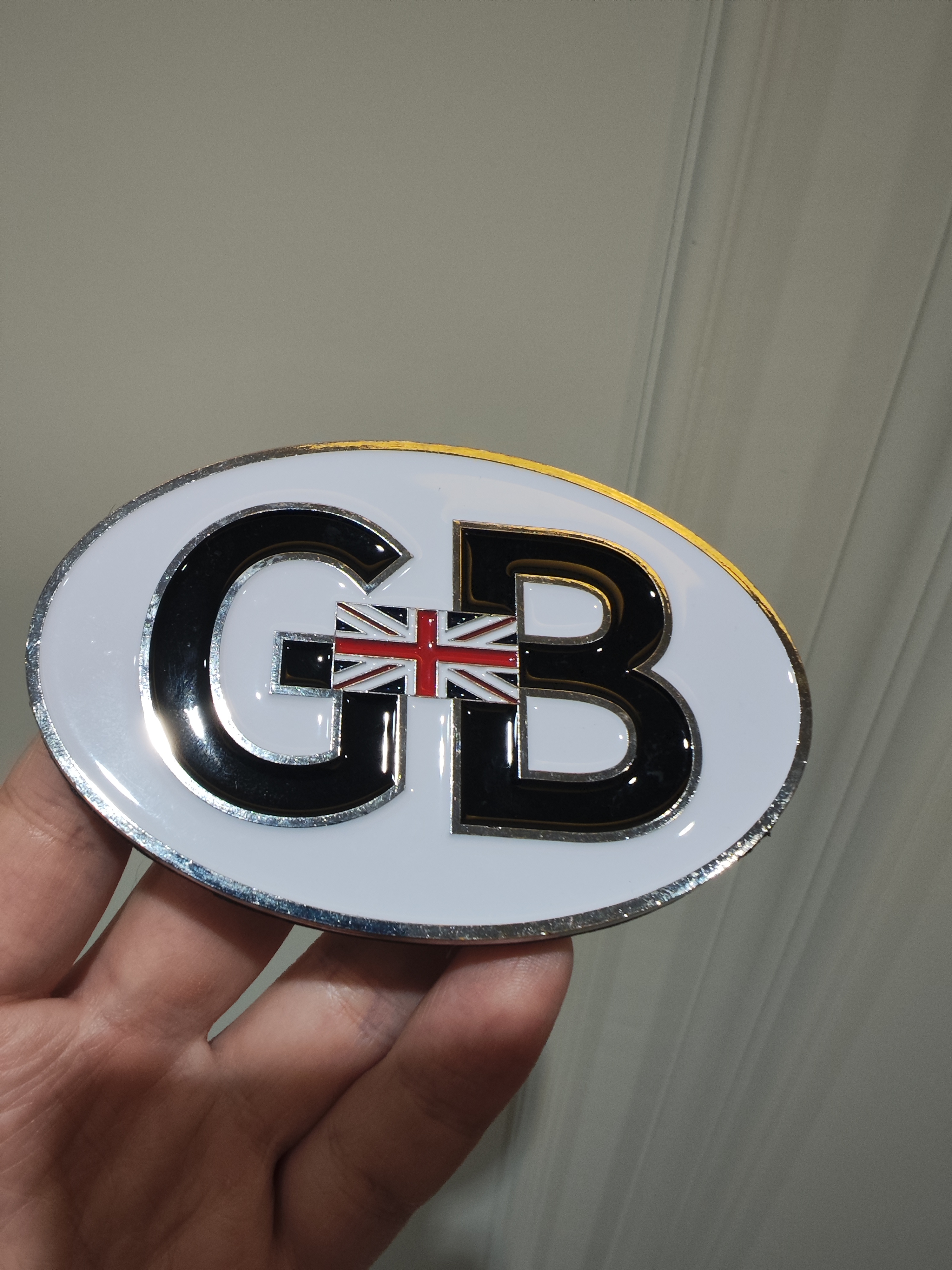 原创 GB英国车标 奔驰宝马捷豹路虎宾利全车型通用车贴 装饰物