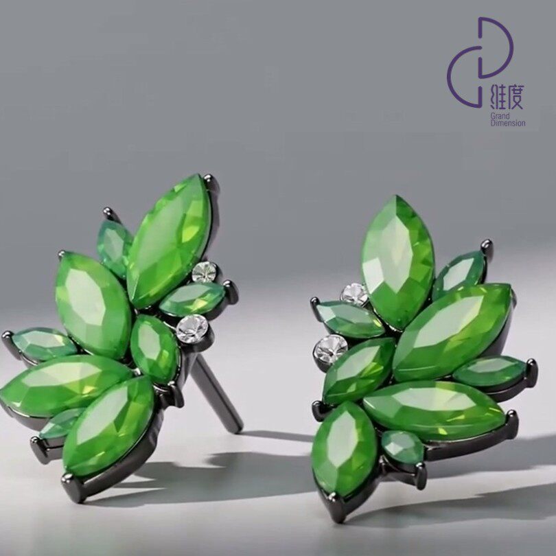 舞服耳环EH01红色拉丁摩登舞耳饰舞服饰上衣搭配摩登舞拉丁舞