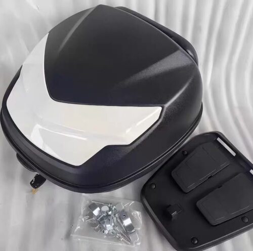 适用豪爵摩托车ADX125/HJ125T-58/58A快拆尾箱后备箱头盔箱储物箱
