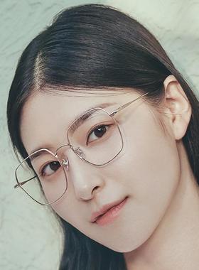 派丽蒙眼镜架女大框圆脸显瘦显脸小83413可配有度数眼镜框男83417